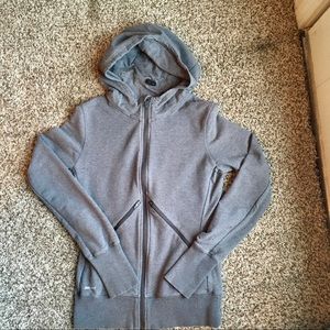 Nike DriFit dark grey full zip jacket size small